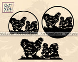 Silkie Chicken svg