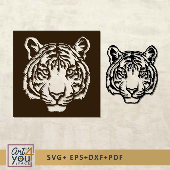 Tiger Face Svg