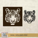 Tiger Face Svg