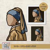 Vermeer Girl with a Pearl Earring 3D