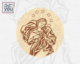 Virgin Mary Vector Clipart
