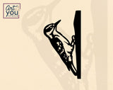 Woodpecker svg Laser Cut & Cricut