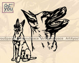 belgian malinois svg