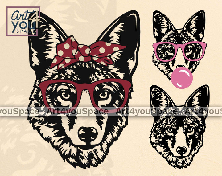 coyote mascot svg