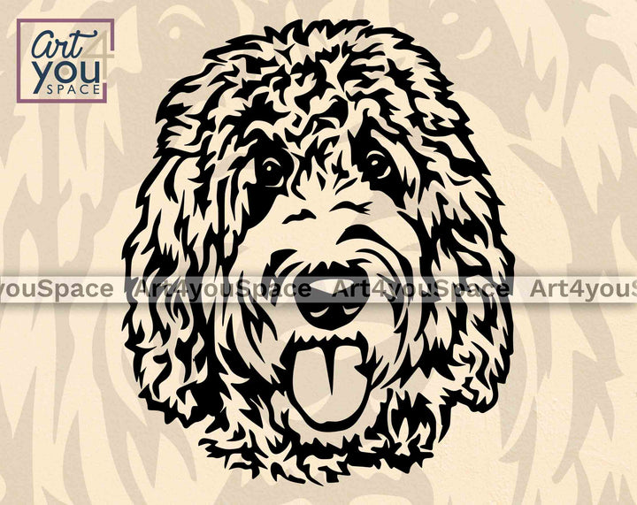 goldendoodle svg