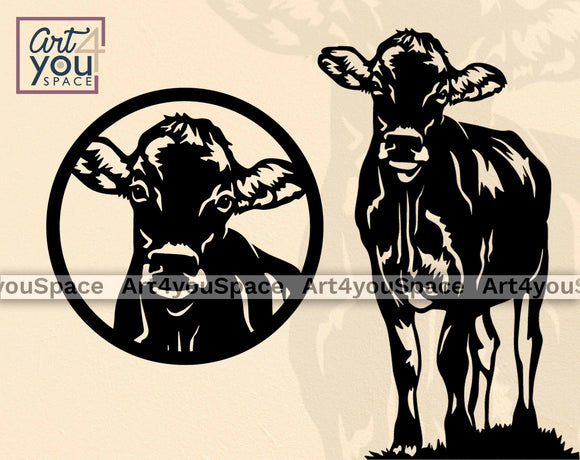 Jersey Cow SVG Cut File