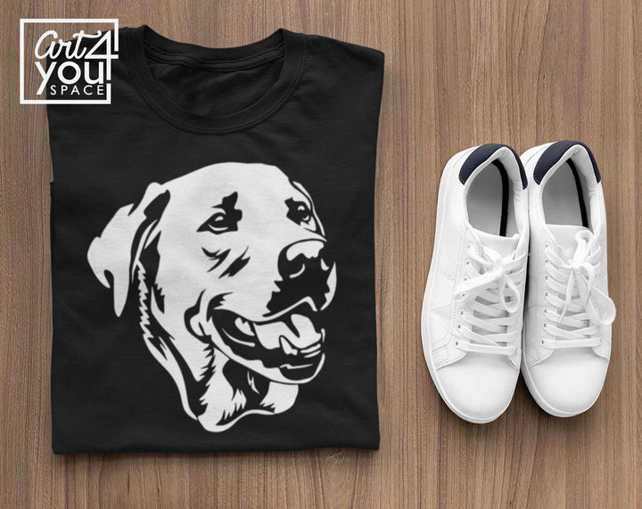 Labrador black t-shirt SVG