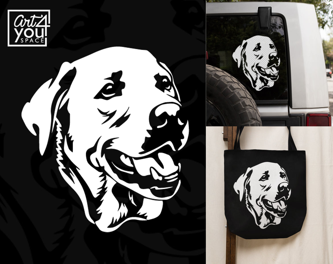 Black Lab Dxf File Buy Labrador Retriever For Black Background SVG, DXF, PNG – Art4youSpace