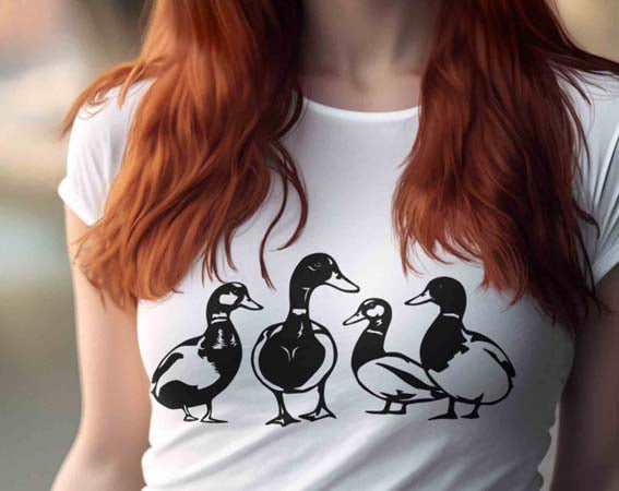 mallard ducks black vector image