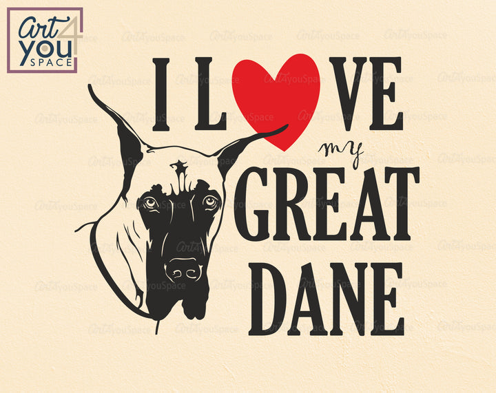 Great Dane Art