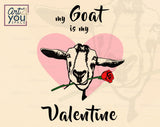 Goat Valentine Cricut
