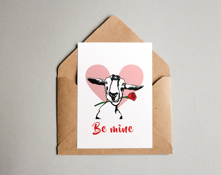 Goat Valentine Clipart