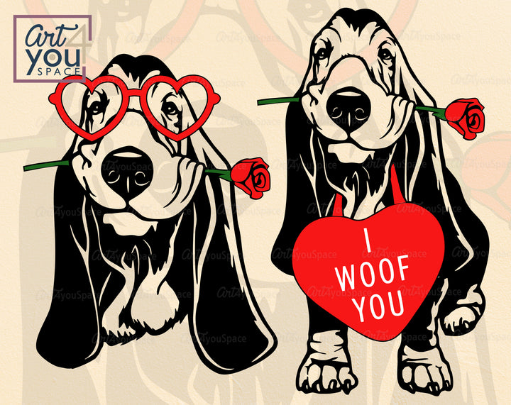 Basset Hound SVG