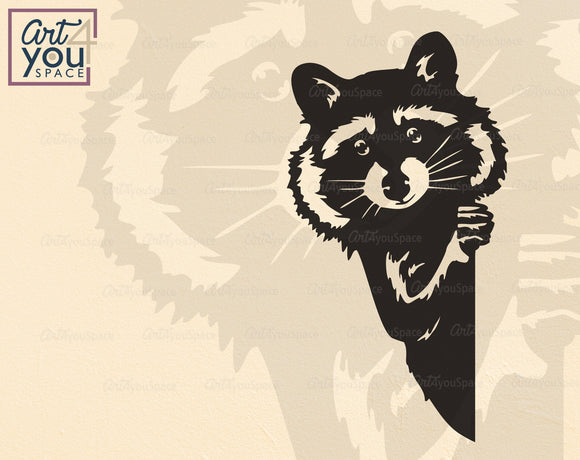 Racoon SVG