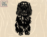  Longhaired Doxie Cricut