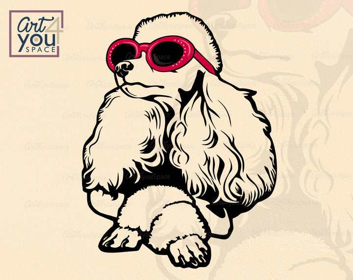 Poodle Art