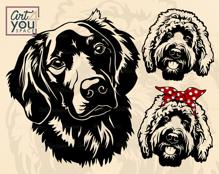 Golden Doodle  SVG