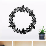 Christmas Holly Wreath Art