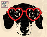 Dachshund Valentine's Day PNG