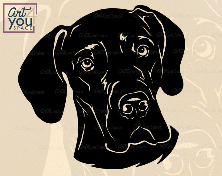 Great Dane Black  Art