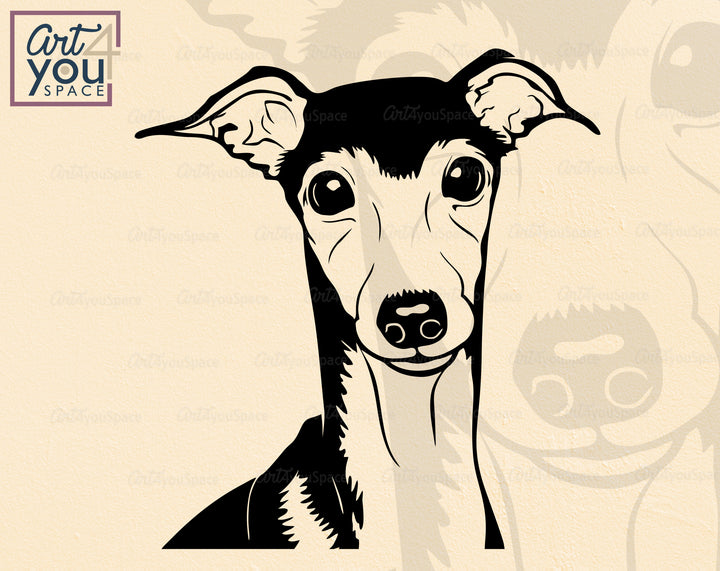Italian Greyhound Art