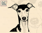 Italian Greyhound Art