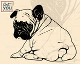 French Bulldog Puppy SVG