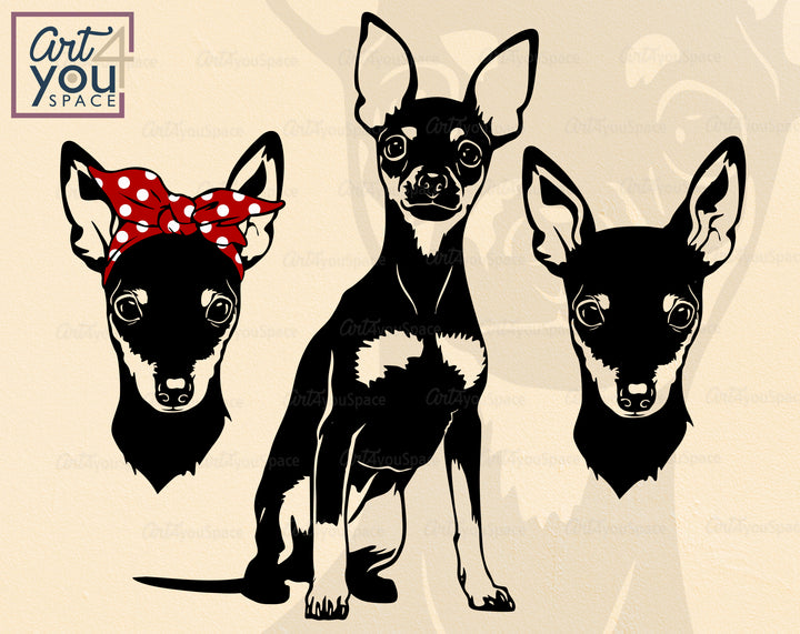 Miniature Pinscher SVG