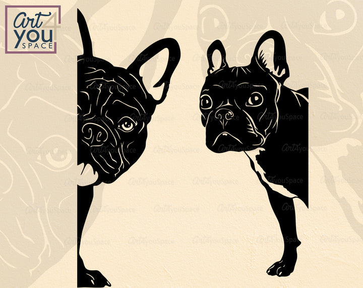 French Bulldog  SVG