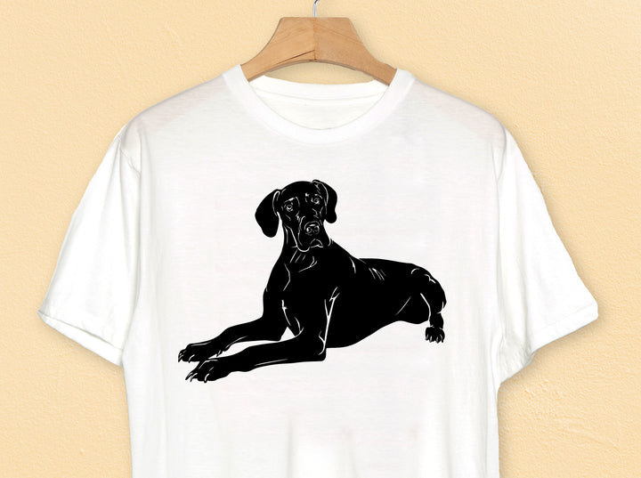Great Dane Black Vector