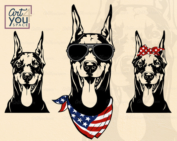 Doberman SVG