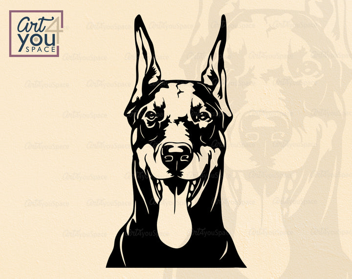 Doberman Art