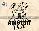 American Staffordshire Terrier Art