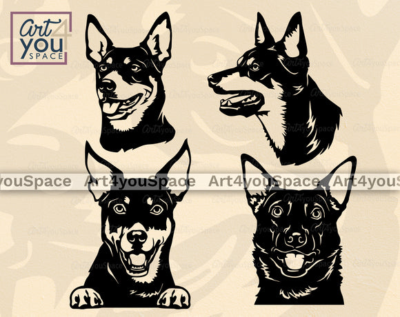 Australian Kelpie SVG