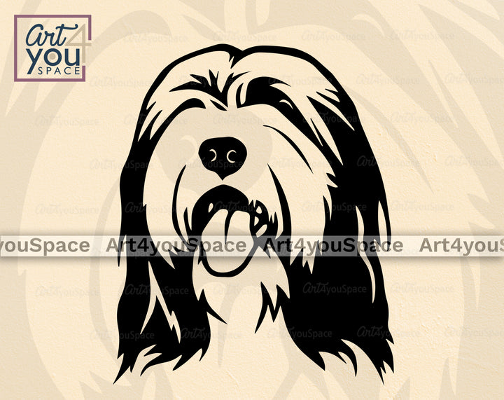 Bearded Collie Vector