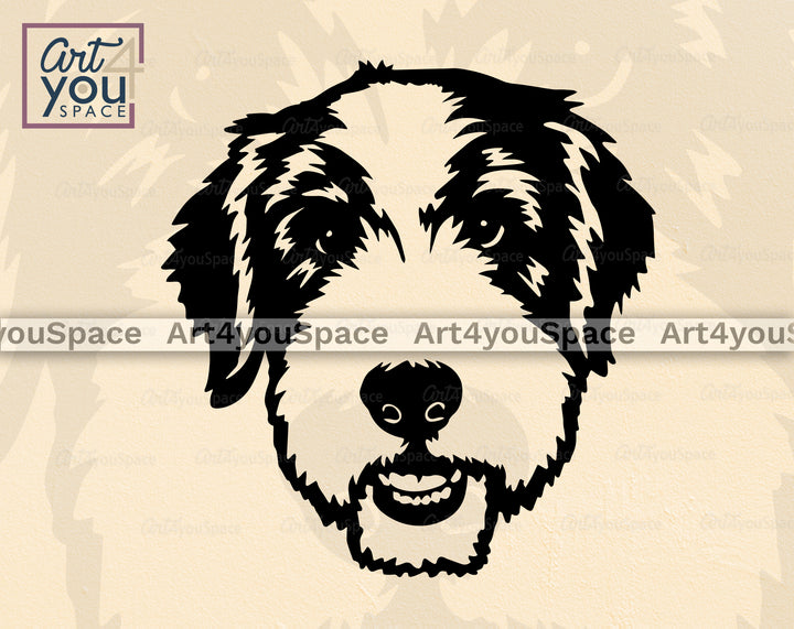 Bearded Collie Cricut