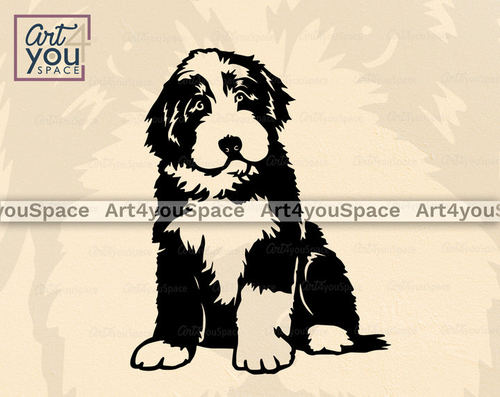 Bearded Collie PNG
