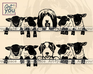 Farm Animal Designs SVG