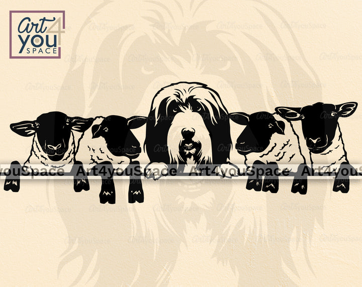 Farm Animal Designs DXF
