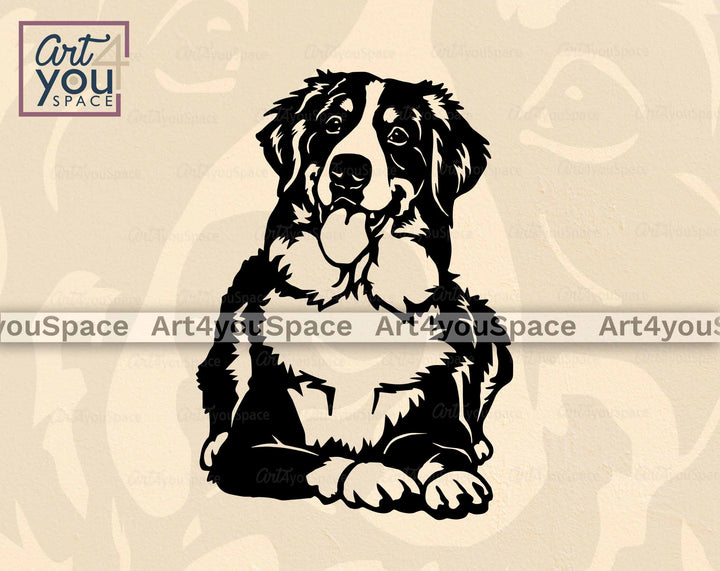 Bernese Mountain Dog vector