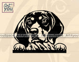 bluetick coonhound svg