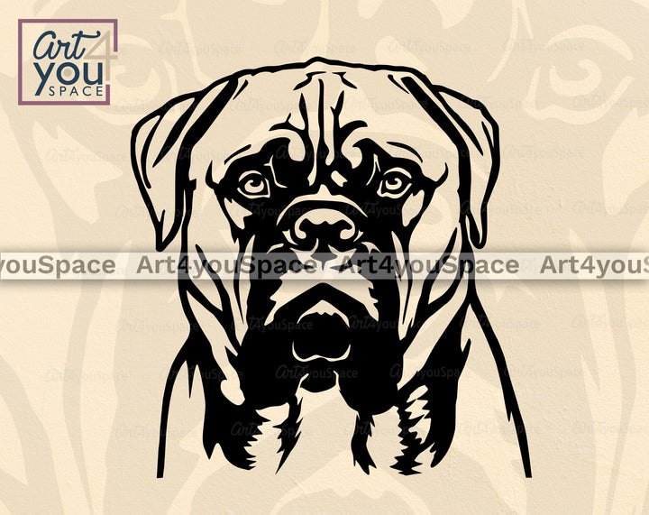 Bullmastiff  Vector