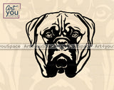 Bullmastiff Cricut