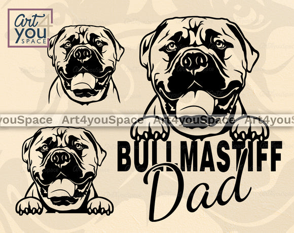 Bullmastiff SVG