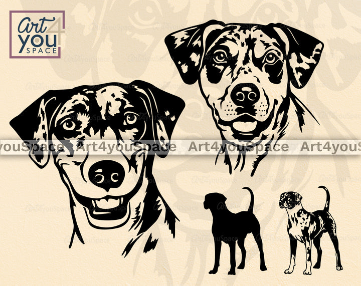 Catahoula Dog SVG