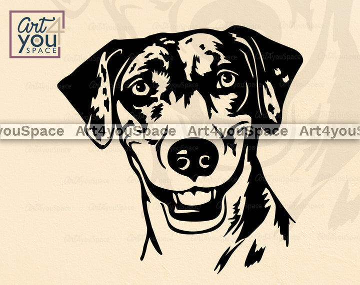 Catahoula Dog Clipart