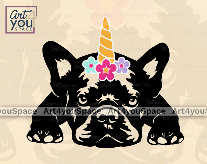 French Bulldog  SVG