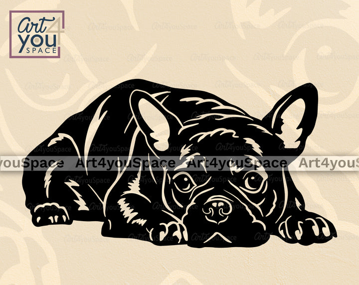 French Bulldog DXF