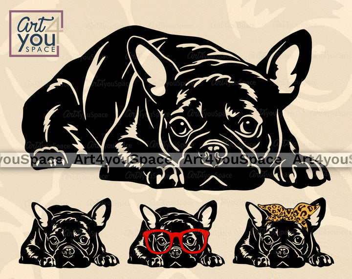 French Bulldog  SVG