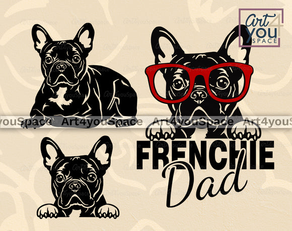 French Bulldog  SVG